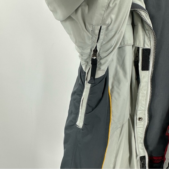 Karbon Winter Snow Ski Jacket Boys 16 Gray Yellow - Picture 7 of 15